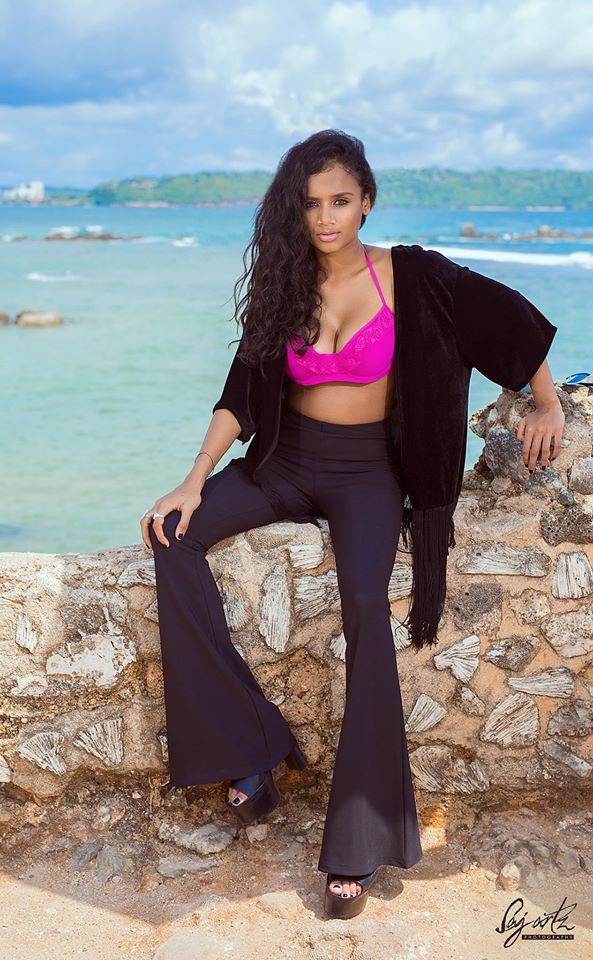 Allegra Wijemuni bold and elegant fashion photoshoot on LankaYouth